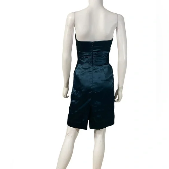 Women’s David's Bridal Blue Bridesmaid Dress - Picture 5 of 8